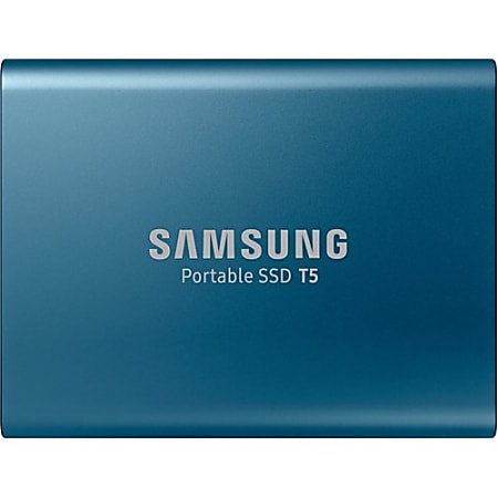 Samsung T5 500GB Portable External Solid State Drive, Blue