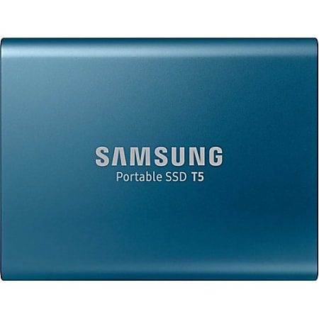 Samsung T5 500GB Portable External Solid State Drive, Blue