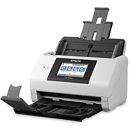 Epson DS-790WN Cordless Large Format ADF Scanner - 600 dpi Optical - 32-bit Color - 24-bit Grayscale - 45 ppm (Mono) - 45 ppm (Color) - PC Free Scanning - Duplex Scanning - USB