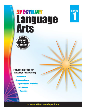 Carson-Dellosa Spectrum Language Arts Workbook, Grade 1