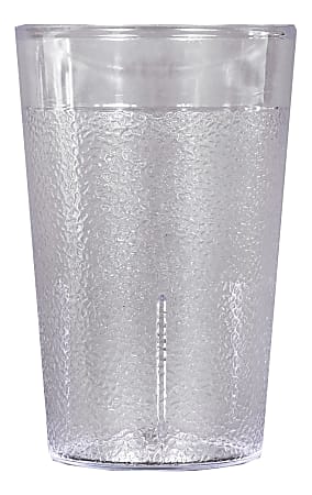 Carlisle Stackable SAN Plastic Tumblers, 5 Oz, Clear, Pack Of 72