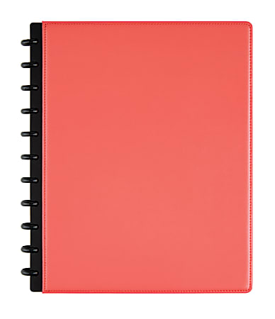 TUL™ Custom Note-Taking System Discbound Notebook, Letter Size, 8 1/2" x 11", Coral