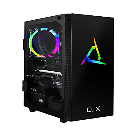 CLX SET TGMSETRTM0B07BM Liquid-Cooled Gaming Desktop PC, AMD