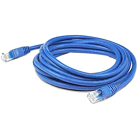 AddOn 300ft RJ-45 (Male) to RJ-45 (Male) Blue Cat6A UTP PVC Copper Patch Cable - 100% compatible and guaranteed to work