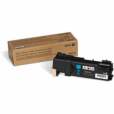 Xerox® 6500 Cyan Toner Cartridge, 106R01591