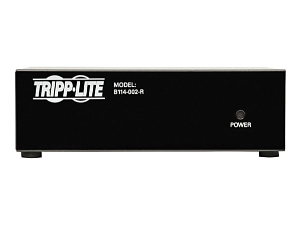Tripp Lite 2-Port VGA Video Splitter With Signal Booster, B114-002-R