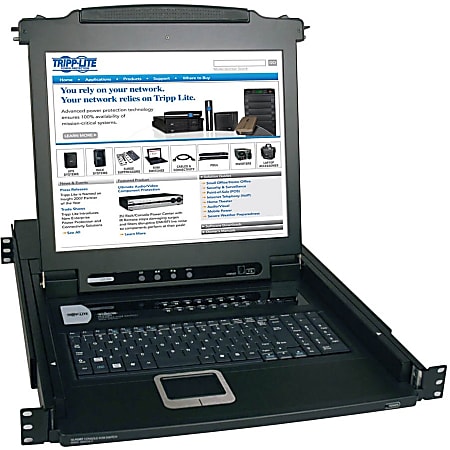 Tripp Lite B020-016-17 16-Port 1U Console KVM Switch, Steel Housing