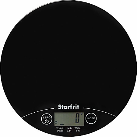 Starfrit Electronic Kitchen Scale 11 lb 5 kg Maximum Weight Capacity -  Office Depot