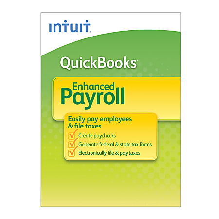 QuickBooks® Payroll Enhanced 2012, Traditional Disc