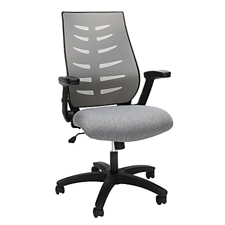 OFM Core Collection Model 530 Mesh Mid Back Office Chair Gray Black
