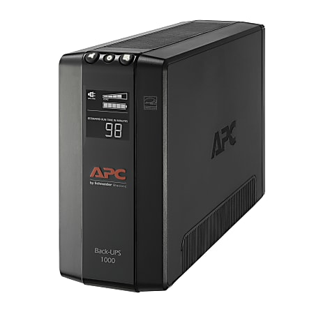 APC® 8-Outlet Uninterruptible Power Supply, 1000VA/600 Watts, BX1000M-LM60