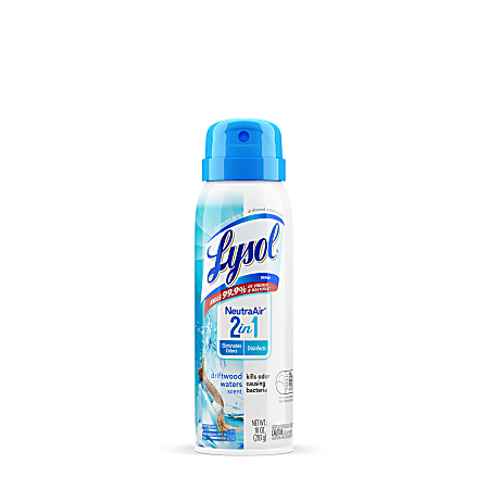 Lysol Disinfectant Spray 10 Oz Driftwood Waters Office Depot