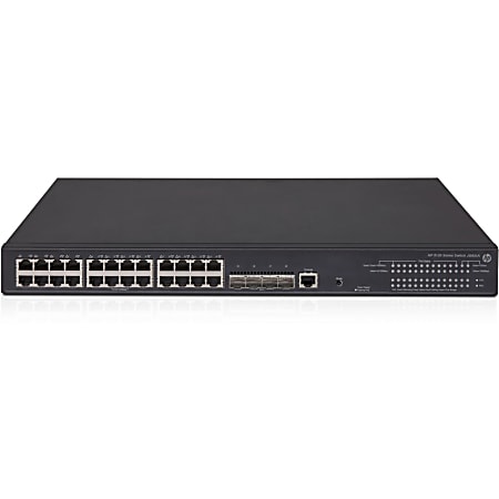 HPE 5130-24G-POE+-4SFP+ EI Switch - 24 Ports - Manageable - 3 Layer Supported - 1U High - Rack-mountable - Lifetime Limited Warranty