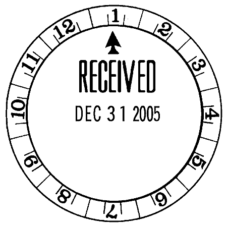 Xstamper® XpeDater Two-Color Rotary Stamp, Time