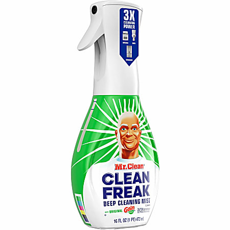 Mr. Clean Deep Cleaning Mist - 16 fl oz (0.5 quart) - Gain Scent - 6 / Carton - Easy to Use, Disinfectant, Deodorize - Multi