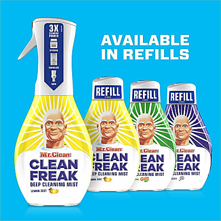 Mr. Clean Deep Cleaning Mist - 16 fl oz (0.5 quart) - Gain Scent - 6 / Carton - Easy to Use, Disinfectant, Deodorize - Multi
