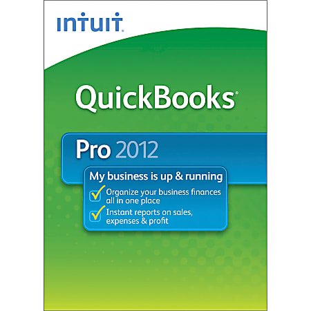 QuickBooks® Pro 2012, Traditional Disc