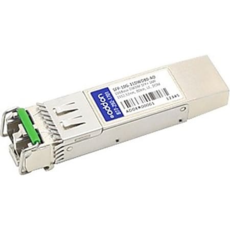AddOn Alcatel-Lucent Compatible TAA Compliant 10GBase-DWDM 100GHz SFP+ Transceiver (SMF, 1552.52nm, 80km, LC, DOM)