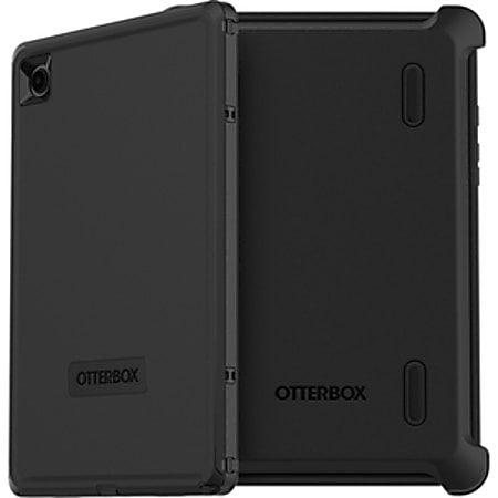 OtterBox Defender Carrying Case (Holster) for 10.5" Samsung Galaxy Tab A8 Tablet - Black - Dirt Resistant Port, Dust Resistant Port, Lint Resistant Port, Drop Resistant - Holster - 10.6" Height x 7.2" Width x 1.1" Depth - Retail