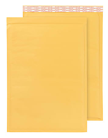 Office Depot® Brand Self-Sealing Bubble Mailers, Size 6, 12 1/2" x 18 1/8", Pack Of 50