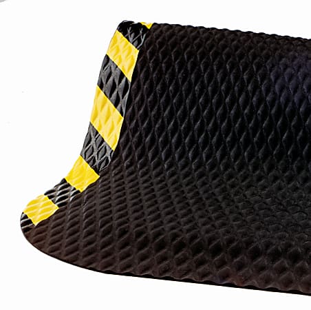 M+A Matting Hog Heaven Prime Floor Mat, 3' x 5', Black/Yellow