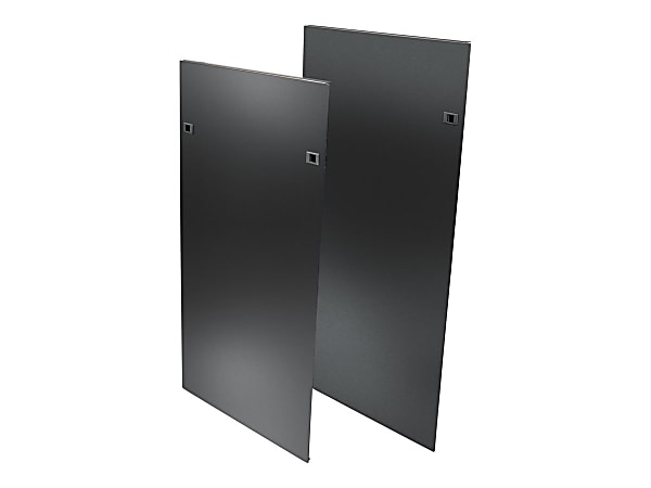 Eaton Tripp Lite Series Heavy Duty Side Panels for SRPOST50HD Open Frame Rack w/ Latches - Rack panel kit - side - black - 50U