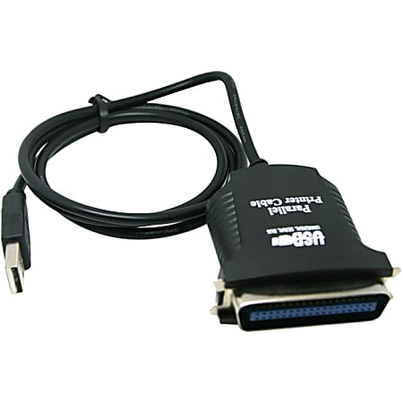 4XEM 3FT USB To Parallel Cable - 3 ft Parallel/USB Data Transfer Cable  - 4XUSB1284P