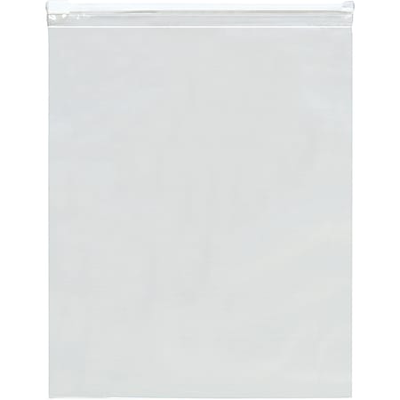 Office Depot® Brand 3 Mil Slide Seal Reclosable Poly Bags, 8" x 6", Clear, Case Of 100