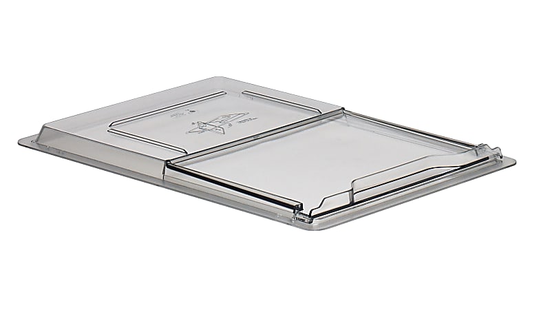 Cambro Camwear Food Box Sliding Lids, 18" x 26", Clear, Set Of 6 Lids