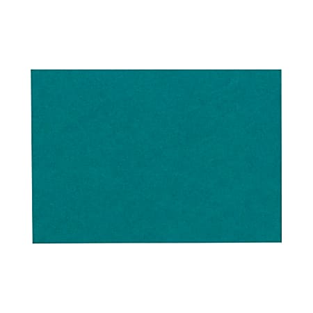 LUX Mini Flat Cards, #17, 2 9/16" x 3 9/16", Teal, Pack Of 50