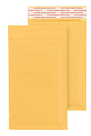 Office Depot® Brand Self-Sealing Bubble Mailers, Size 000,