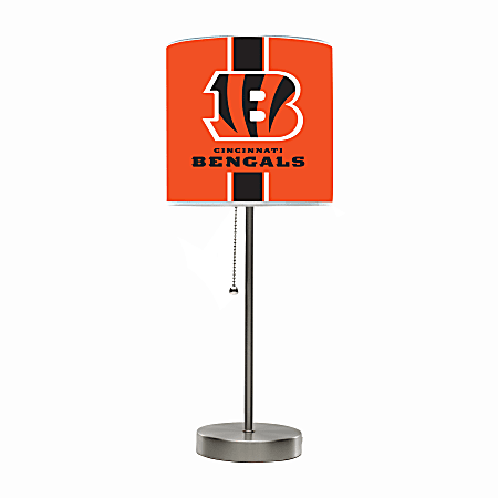 Imperial NFL Table Accent Lamp, 8”W, Cincinnati Bengals