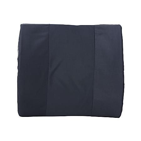 HealthSmart® Lumbar Cushion, 14"H x 13"W x 3"D, Navy Blue