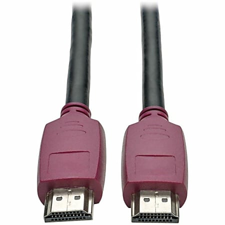 Eaton Tripp Lite Series 4K HDMI Cable with Ethernet (M/M) - 4K 60 Hz, Gripping Connectors, 6 ft. - HDMI for Projector, Monitor, TV, Audio/Video Device, Home Theater System, iPad, A/V Receiver, Blu-ray Player - 6 ft