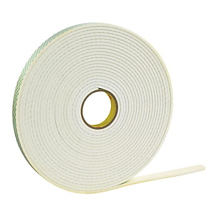 3M 4004 Double-Sided Foam Tape - 1/4 x 18 yds