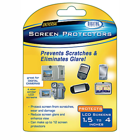 Sakar® Universal Camera And Camcorder Screen Protectors, Pack Of 2