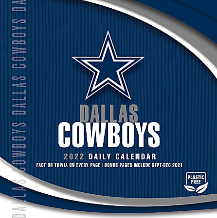 Dallas Cowboy 2022 Schedule Lang Daily Calendar Dallas Cowboys 2022 - Office Depot