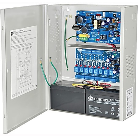 Altronix AL400ULACMCB Proprietary Power Supply - Wall Mount, Enclosure - 120 V AC Input - 12 V DC, 24 V DC Output - 8 +12V Rails