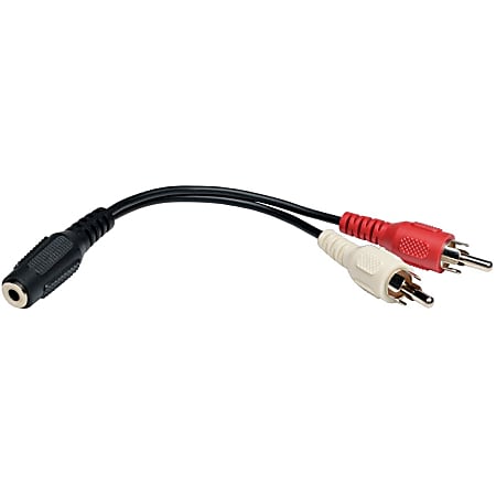Cable Adaptador Startech Audio 15 Cm Mini Jack 3.5 mm a RCA