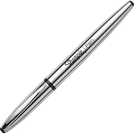 Sharpie Stainless Steel Pen, Fine Point - Black