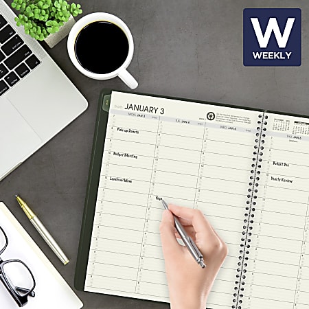 At-A-Glance Signature Lite Weekly Monthly Planner - Small - View #2