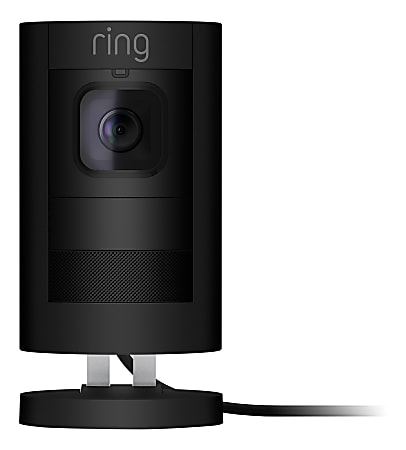 Ring Stick Up Wired/Wireless 1080p Indoor/Outdoor Security Camera, 8SS1E8-BEN0