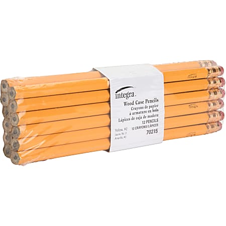 Integra Economy No. 2 Wood Case Pencil