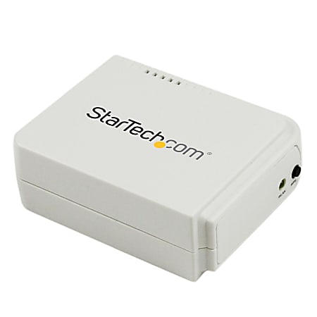 StarTech.com 1 Port USB Wireless N Network Print Server with 10/100 Mbps Ethernet Port - 802.11 b/g/n - PM1115UW