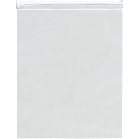 Partners Brand 3 Mil Slide Seal Reclosable Poly Bags, 13" x 18", Clear, Case Of 100