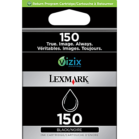 Lexmark™ 150 Black Ink Cartridge, 14N1792