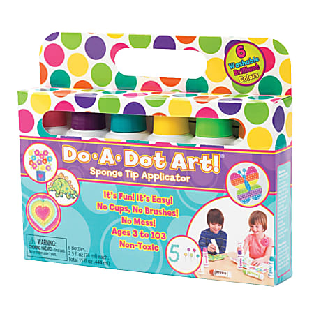 Do-A-Dot Art - 6 Sponge Tip Markers