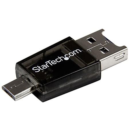 StarTech Micro SD to Micro USB / USB OTG Adapter Card Reader For Android Devices