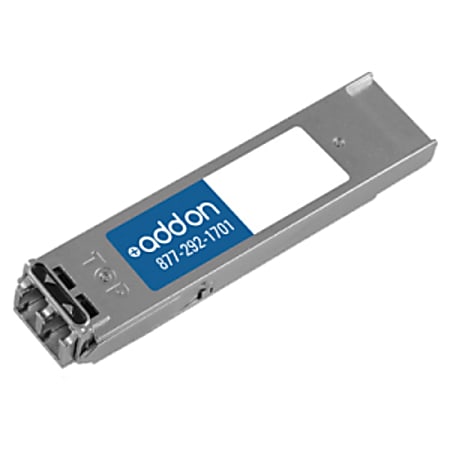AddOn HP JD504A Compatible TAA Compliant 10GBase-LR XFP Transceiver (SMF, 1310nm, 10km, LC, DOM) - 100% compatible and guaranteed to work
