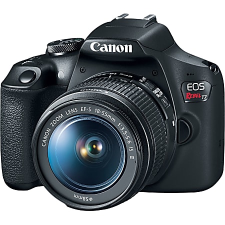 Canon EOS Rebel T7 24.1 Megapixel Digital SLR Camera with Lens 0.71 2.17  Lens 1 2.95 11.81 Lens 2 Autofocus 3 LCD 3.1x4x Optical Zoom 6000 x 4000  Image 1920 x 1080 Video HD Movie Mode Wireless LAN - Office Depot